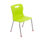 Titan 4 Leg Chair, Size 4, in vibrant lime with a sleek design and chrome legs.
