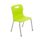 Titan 4 Leg Chair, Size 4, in vibrant lime with a sleek design and chrome legs.