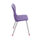 Durable Titan 4 Leg Chair in purple with impact-resistant shell, steel frame, anti-tilt legs, and carry handle.