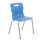 Titan 4 Leg Chair in Sky Blue, Size 6, with a sleek design and metal legs. Ideal for various settings.
