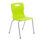 Titan 4 Leg Chair, Size 6, in vibrant lime colour with a lightweight design and chrome legs.