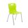 Titan 4 Leg Chair, Size 6, in vibrant lime colour with a lightweight design and chrome legs.