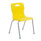 Titan 4 Leg Chair in Size 6, vibrant yellow color with a robust frame and comfortable seat design.