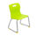 Titan Skid Base Chair, Size 3, in vibrant lime colour with a metal frame and skid base design.