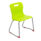 Titan Skid Base Chair, Size 4, vibrant lime color with a sleek design and steel frame, perfect for modern spaces.