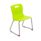 Titan Skid Base Chair, Size 4, vibrant lime color with a sleek design and steel frame, perfect for modern spaces.