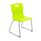 Titan Skid Base Chair, Size 5, in vibrant Lime colour with a chrome frame and green feet.