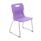Titan Skid Base Chair, Size 5, in purple with a sleek design and chrome legs.