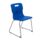 Titan Skid Base Chair, Size 6, in blue with a sleek design and a silver metal frame.