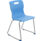 Titan Skid Base Chair, Size 6, Sky Blue color with a silver metal frame and ergonomic design.
