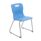 Titan Skid Base Chair, Size 6, Sky Blue color with a silver metal frame and ergonomic design.
