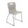 Titan Skid Base Chair, Size 6, in grey, featuring a sleek design with a chrome frame and blue tips.