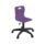 Titan Swivel Junior Chair, Size 3-12, purple seat, black plastic base and castors.