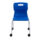 Titan Move 4 Leg Chair with Castors in blue, featuring ergonomic support and a sturdy steel frame, perfect for educational spaces.