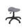 Titan Swivel Junior Stool, Size 5-6, Charcoal seat, Black plastic base with castors.