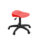 Titan Swivel Junior Stool, Size 5-6, with red seat and black plastic base on castors.