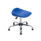 Titan Swivel Senior Stool, Size 5-6, blue seat, chrome base with glides.