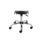 Titan Swivel Senior Stool with chrome base and castors, height-adjustable for flexible educational seating.