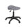 Titan Swivel Senior Stool, Size 5-6, charcoal seat, black plastic base with castors.