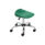 Titan Swivel Senior Stool, Size 5-6, Green seat, Chrome base with castors.
