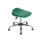 Titan Swivel Senior Stool in green with chrome base and glides, size 5-6. Suitable for various settings.