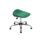Titan Swivel Senior Stool in green with chrome base and glides, size 5-6. Suitable for various settings.