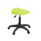 Titan Swivel Senior Stool, Size 5-6, lime seat, black plastic base with castors. Ideal for dynamic workspaces.