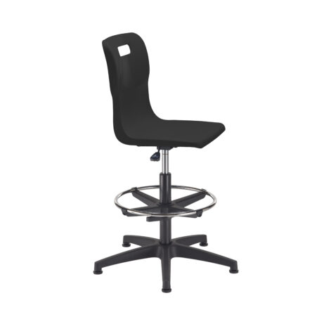 Titan Swivel Senior Chair with Chrome Base, Castors and D-Kit