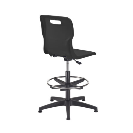 Titan Swivel Senior Chair with Chrome Base, Castors and D-Kit