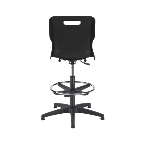 Titan Swivel Senior Chair with Chrome Base, Castors and D-Kit