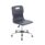 Titan Swivel Senior Chair, Size 5-6, Charcoal seat, Chrome base with glides. Ideal for office or classroom use.