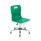 Titan Swivel Senior Chair, Size 5-6, Green seat with Chrome base and glides.