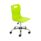 Titan Swivel Senior Chair, Size 5-6, Lime seat with chrome base and casters. Ideal for modern office settings.