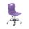 Titan Swivel Senior Chair, Size 5-6, Purple seat with Chrome base and castors.