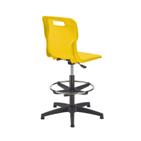 Titan Swivel Senior Chair with Plastic Base, Castors and D-Kit
