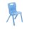Titan One Piece Chair, Size 4, in Sky Blue, featuring a smooth finish and ergonomic design.