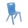 Titan One Piece Chair, Size 5, in Sky Blue, features a sleek design suitable for children's use.