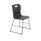 Titan High Chair, Size 3, in Charcoal with a sturdy silver frame and non-slip feet.
