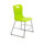 Titan High Chair, Size 3, in vibrant lime with a sturdy gray metal frame.