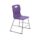 Titan High Chair Size 3 in purple with a sturdy metal frame and built-in handle for easy transport.