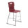 Titan High Chair, Size 4, in burgundy with a sturdy metal frame and ergonomic seat design.