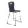 Titan High Chair, Size 4, in Charcoal colour with a sturdy steel frame and a comfortable plastic seat.