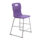Titan High Chair, Size 4, in vibrant purple with a sturdy silver frame and a simple, modern design.