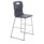 Titan High Chair, Size 5, in Charcoal with a sturdy silver frame and a sleek, modern design.