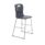 Titan High Chair, Size 5, in Charcoal with a sturdy silver frame and a sleek, modern design.