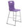 Titan High Chair Size 5 in purple with a sleek design and metal frame. Ideal for classrooms or cafeteria settings.