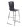 Titan High Chair, Size 6, in Charcoal with a sleek design and sturdy metal frame.
