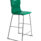 Titan High Chair, Size 6, green plastic seat with a metal frame and footrest. Ideal for classrooms or dining areas.