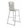 Titan High Chair, Size 6, in Grey with a sleek plastic seat and metallic frame.