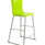 Titan High Chair, Size 6, Lime colour, featuring a sleek design with a silver metal frame and sturdy legs.